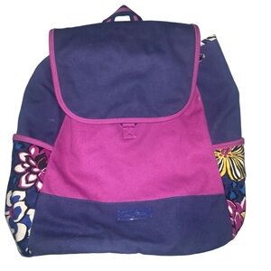 Vera Bradley Canvas Backpack in African Violet